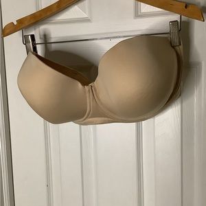 WACOAL 854119 Natural Red Carpet Underwire Strapless Bra Size 40G